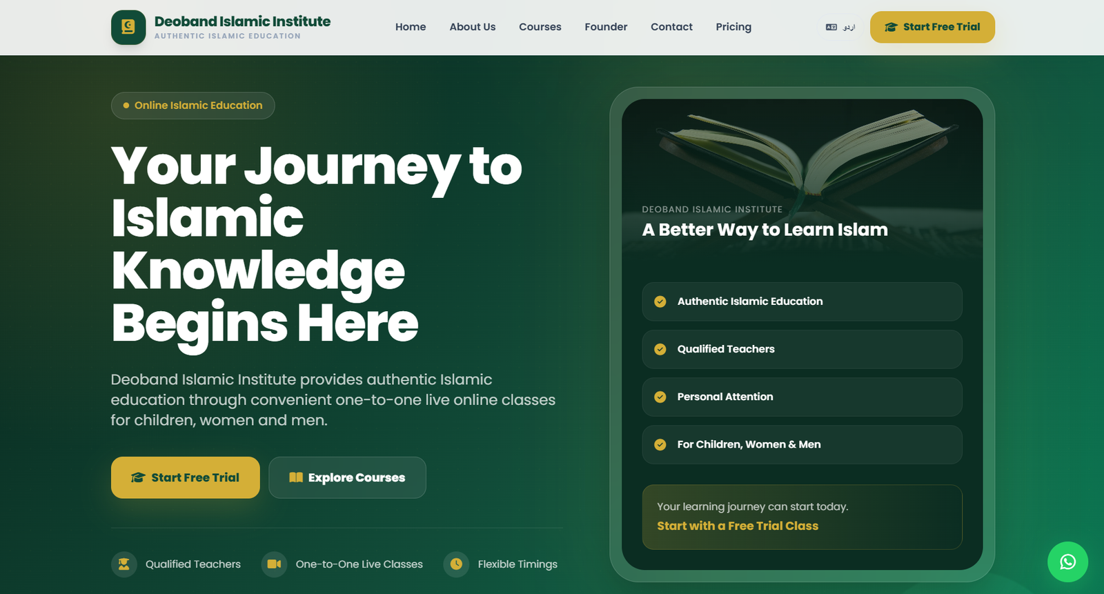Academy Website